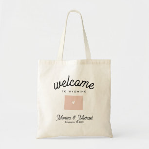 WYOMING destination Wedding ANY COLOR     Tote Bag