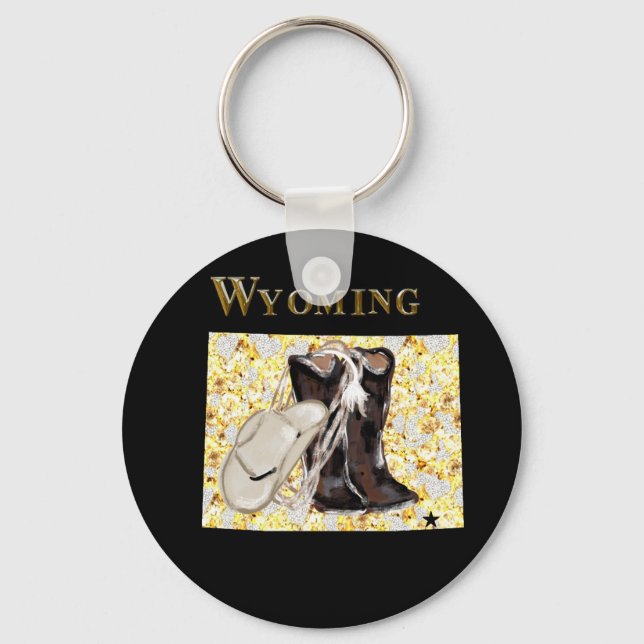 WYOMING DREAM KEY RING (Front)