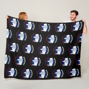 WYOMING EQUALITY STATE FLAG FLEECE BLANKET