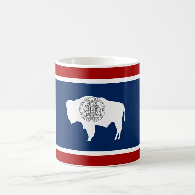 Wyoming flag coffee mug (Center)
