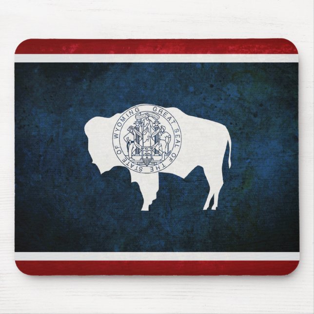 Wyoming Flag Mouse Mat (Front)