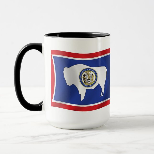 Wyoming Flag Mug (Left)