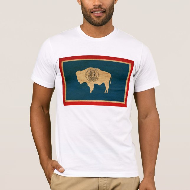 Wyoming Flag T-shirt (Front)