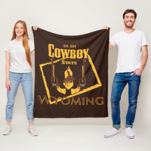 Wyoming Fleece Blanket