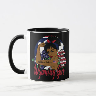 Wyoming Girls Wyoming proud State Flag for woman Mug