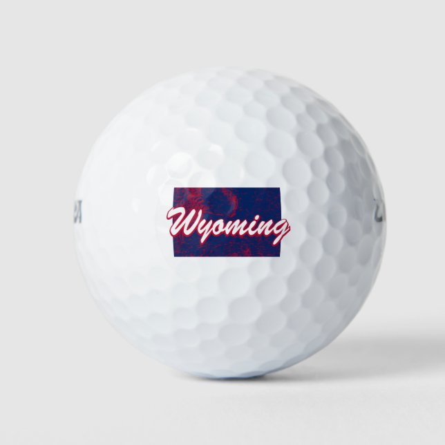 Wyoming Golf Balls (Front)