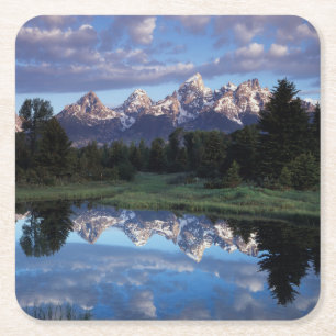 Wyoming, Grand Teton National Park 4 Square Paper Coaster