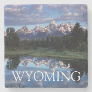 Wyoming, Grand Teton National Park 4 Stone Coaster