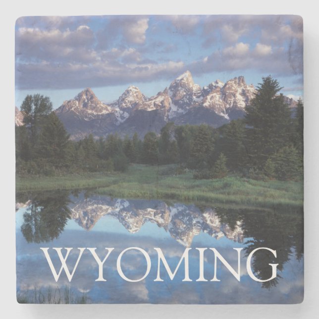 Wyoming, Grand Teton National Park 4 Stone Coaster (Front)