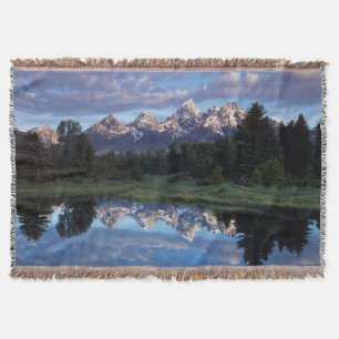 Wyoming, Grand Teton National Park 4 Throw Blanket