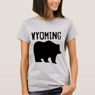 WYOMING GRIZZLY BEAR T-Shirts