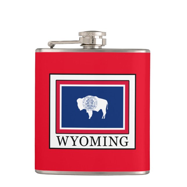 Wyoming Hip Flask (Front)
