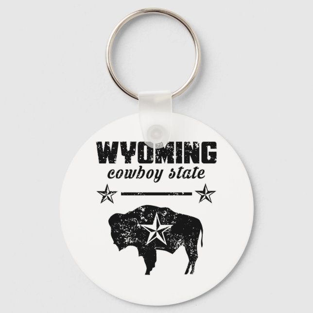 Wyoming Key Ring (Front)