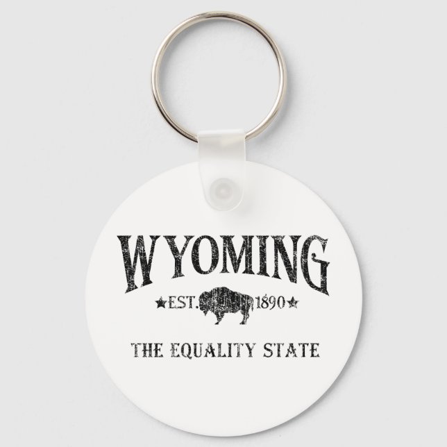 Wyoming Key Ring (Front)