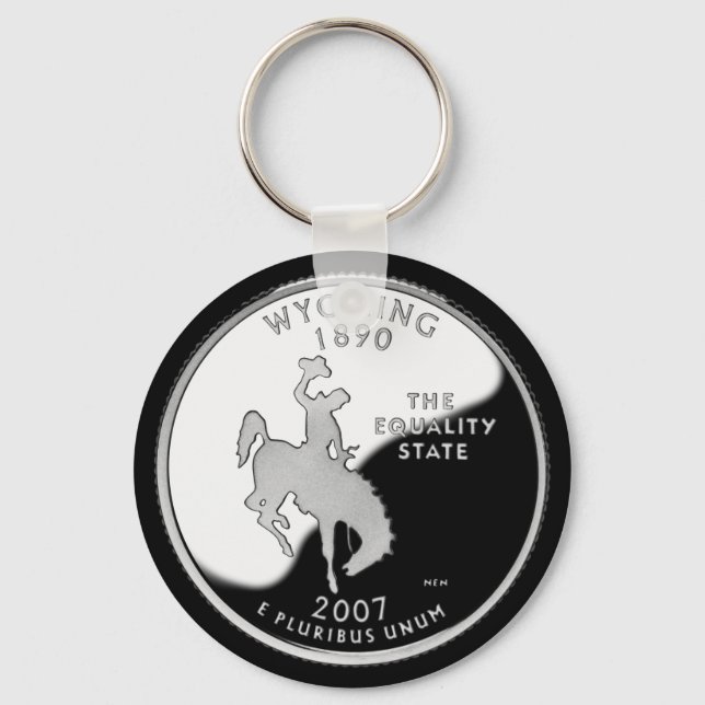 WYOMING KEY RING (Front)