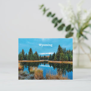 Wyoming landscape photograph postcard
