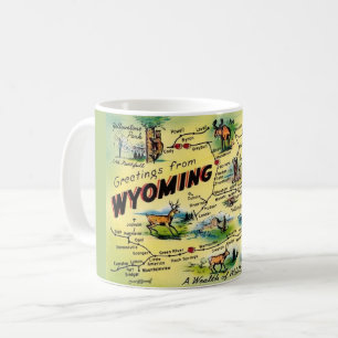 Wyoming Map Mug