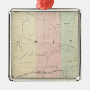 Wyoming Metal Tree Decoration