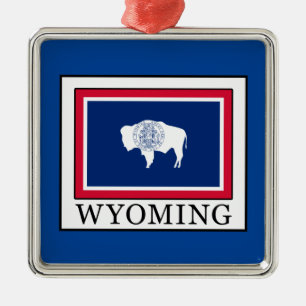 Wyoming Metal Tree Decoration