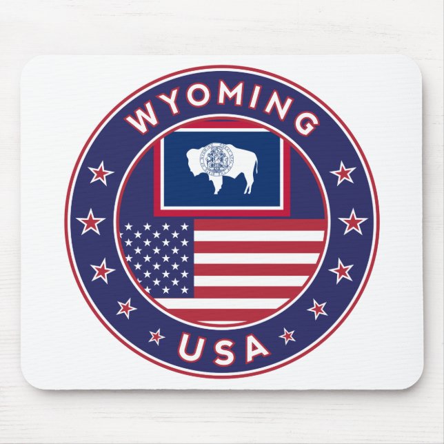 Wyoming Mouse Mat (Front)