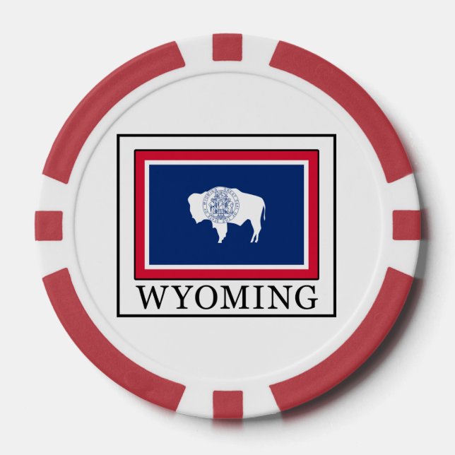 Wyoming Poker Chips (Front)