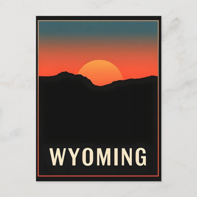 Wyoming Postcard (Front)