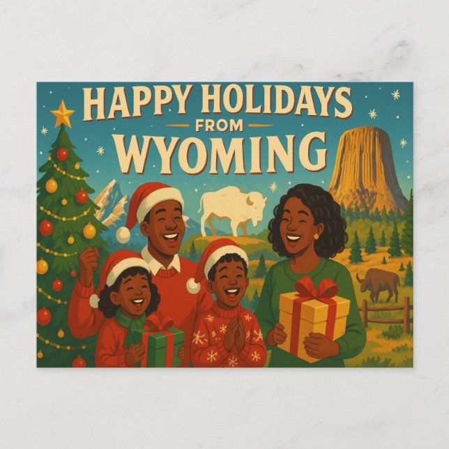 WYOMING Postcard (Front)