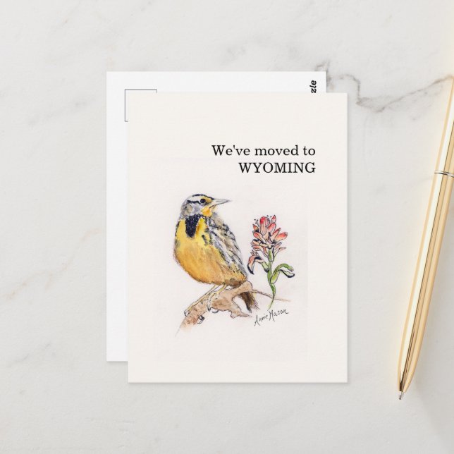 Wyoming Postcard (Front/Back In Situ)