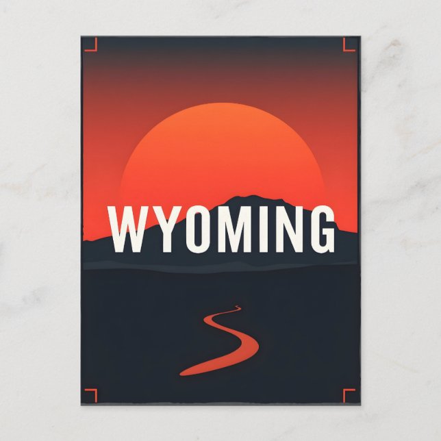 Wyoming Postcard (Front)