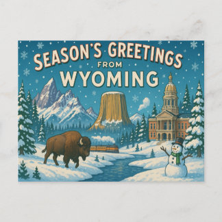 WYOMING Postcard