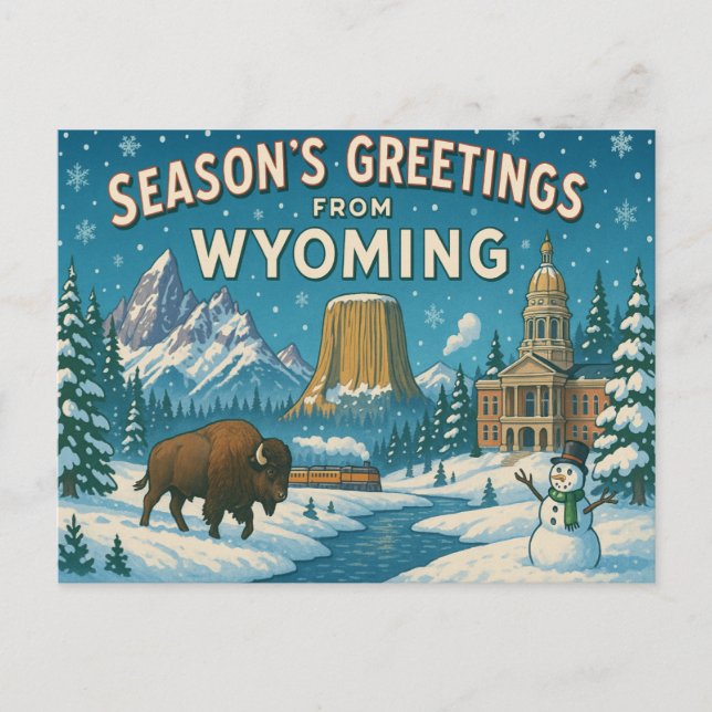 WYOMING Postcard (Front)