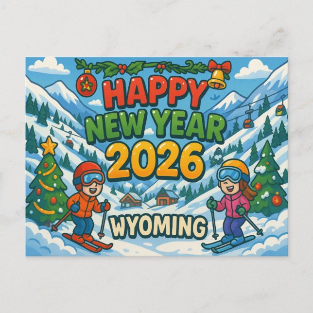 WYOMING Postcard (Front)