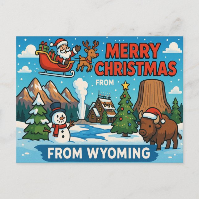 WYOMING Postcard (Front)