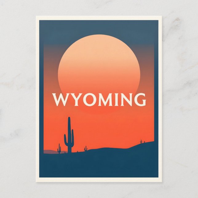 Wyoming Postcard (Front)