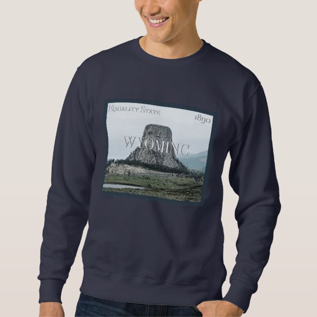 Wyoming Poster Sweatshirt (Front)