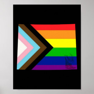 Wyoming Pride Sticker Poster