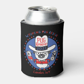 Wyoming Pug Rescue Pug Roundup 2021  Can Cooler