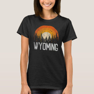Wyoming  Retro Style Vintage 70s 80s Men Women T-Shirt
