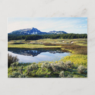 Wyoming, Rocky Mountains, A mountain peak Postcard