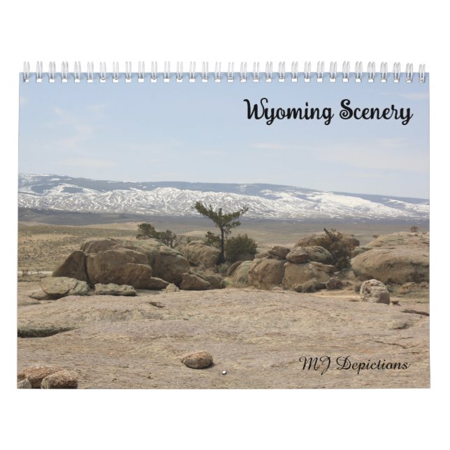 Wyoming Scenery Calendar (Cover)