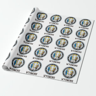 Wyoming Seal Wrapping Paper