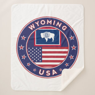 Wyoming Sherpa Blanket