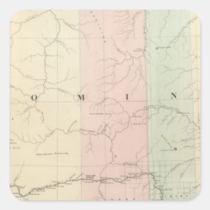 Wyoming Square Sticker