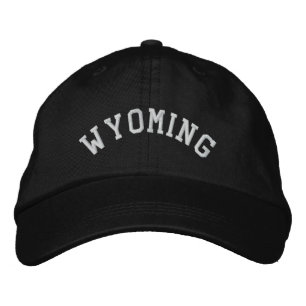 Wyoming State Embroidered Embroidered Hat