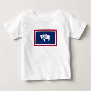 Wyoming State Flag Baby T-Shirt