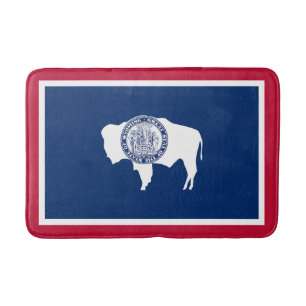 Wyoming State Flag Bath Mat