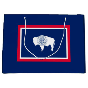 Wyoming State Flag Design Large Gift Bag