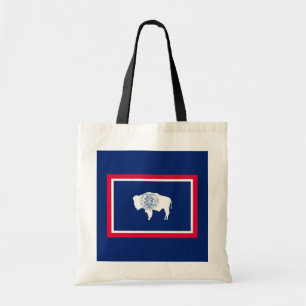 Wyoming State Flag Design Tote Bag
