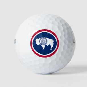Wyoming State Flag Golf Balls