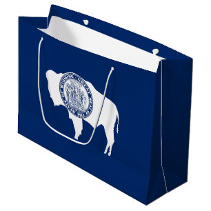 Wyoming State Flag Large Gift Bag